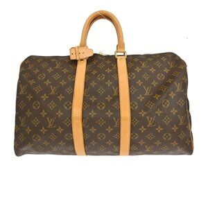 LOUIS VUITTON KEEPALL 45 DUFFLE HANDBAG MONOGRAM M41428 FL1011 YQ02362